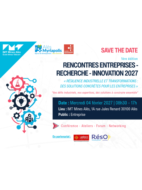 Affiche Rencontre Entreprises Recherche Innovation 2027